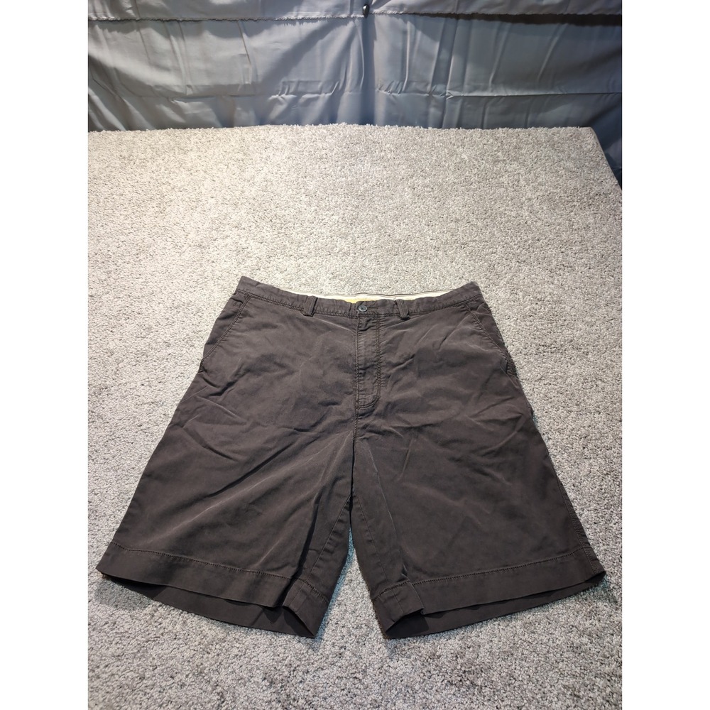 Tommy Bahama Mens Shorts Size 36 Brown Flat Front Casual Chino‎ Golf